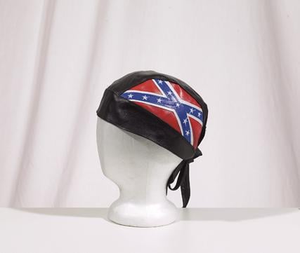 AC007014<br>Skull Cap W/ Rebel Flag