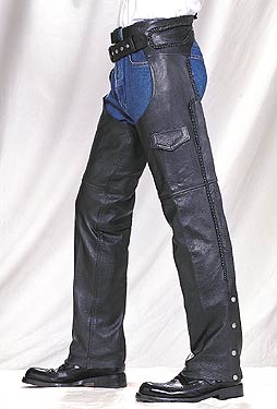 C326-04<br>Braided Leather Chaps (Medium Weight) **ON SALE**