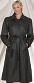 DF2<br>Ladies long coat with zipout lining with belt