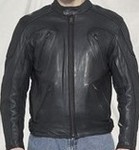 DMJ720-01<br>Mens Naked Cowhide Leather Racer jacket  