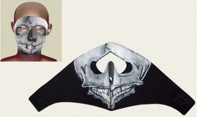 FM15<br>Skull Face mask with velcro strap on back