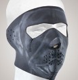 FM16<br>Gray Bulldog Face mask with velcro strap on back