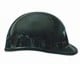 HC104-01<br>Black Chrome Jockey / Hawk shiny novelty helmet Y-Strap, Q-release