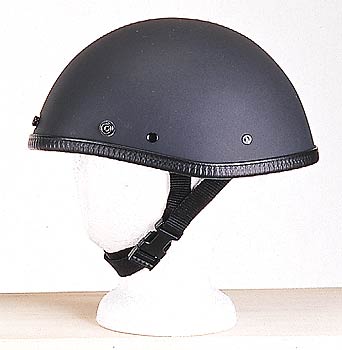 H507<br>Smokey Novelty Flat black helmet, Y-Strap, Quick Release Snaps for Visor Does not include visor