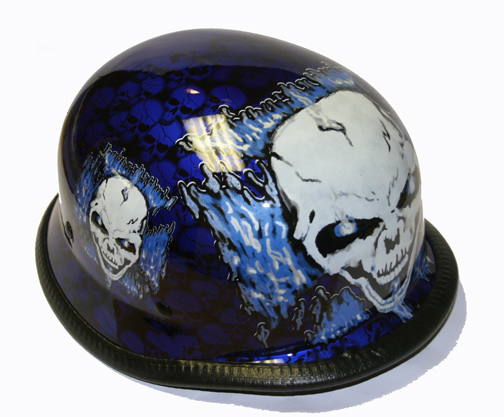 H7402-Blue<br>German Novelty helmet, Y-strap, Q-release