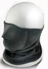 Face mask with velcro strap on back